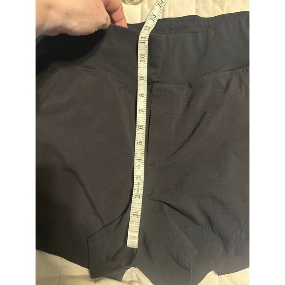 Athleta Trekkie North Short Women's Plus Size 16 Black Athleisure Zip Pockets - Picture 4 of 6